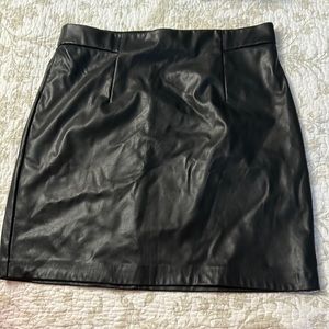 Black Leather skirt